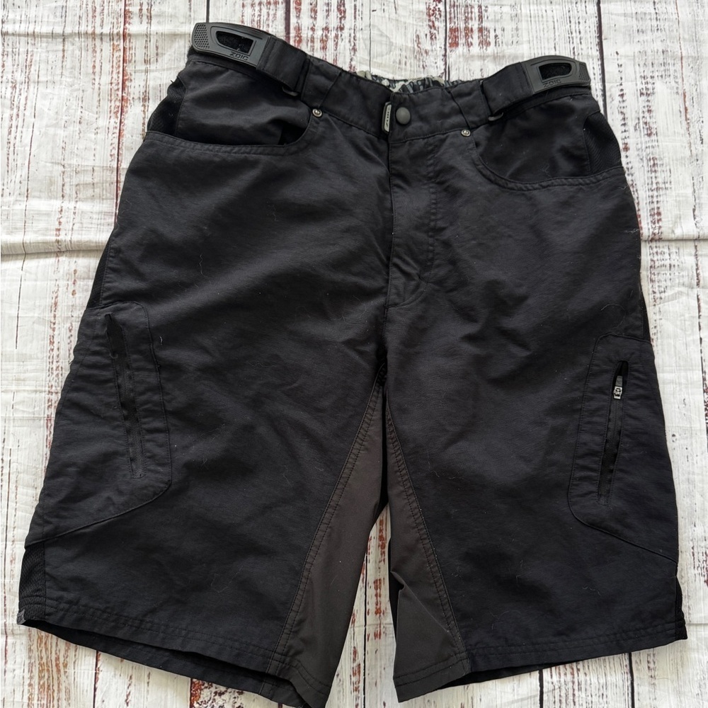Zoic Mountain Biking Technical Outdoor Shorts Medium Black - Picture 3 of 8